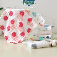 MIKAZE - BABY HANDKERCHIEF Cantik Baby Berkualiti High Desity 25cmx25cm 6 Layer Sapu Tangan Bayi