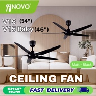 Inovo V15 DC Ceiling Fan 46"/54" – 16 Speed + Remote | 5 Blades