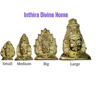 Pure Brass Amman Mugam/Amman Face Mask for Decoration and Pooja