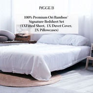 HyggeB™ Premium Ori Bamboo Bedsheet Set with Quilt Cover