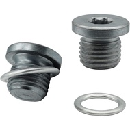 2 PCS Oil Drain Plug M14x1.5 Fit for 06-21 Audi A3 A4 A5 A6 A7 Q3 Q5 Q7 RS3 RS5 RS7 SQ5 TT, 09-11 VW