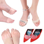 Silicone Soft Pads High Heel Gel Insoles Breathable Forefoot Insoles Shoe Insole Insert Bunion Corrector Foot Care Cushion