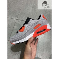 [AND.]NIKE AIR MAX 90 QS Gray Orange Cushion Sports Jogging Wear Men's CZ7656-001