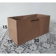BROWN PAPER BAG 30x15x15 BROWN PAPER BAG 30X15X15 GIFT BAG BROWN KRAFT PAPER BAG