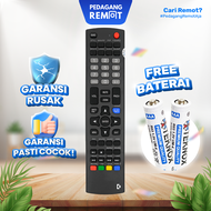 Remot Pengganti untuk Remote TV Cinemax LCD LED 81l191 PLD 24T8511