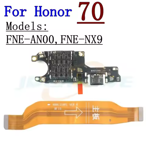 Charging Port Board For Huawei Honor 70 Honor70 SIM Card Reader With IC USB Dock Connector Motherboa