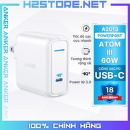 Anker PowerPort Atom III Charger 60W (1 Pq 3.0) - A2613 - Genuine Product
