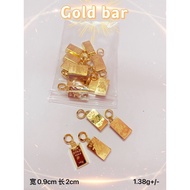 Gold bar 916 charm 金条吊坠