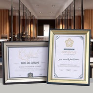 A4 Certificate Frame Photo Frame Platform High-End Authorized Book Frame Document Frame Certificate 