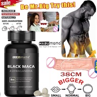 HABUMAMA Black Maca Capsules【Halal】Testo Booster for Male Maca DAA Energy Improve Endurance Increase