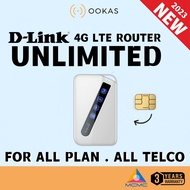 D-Link DWR-930M Unlimited For All Plan &amp; Telco N300 4G LTE Portable SIM Wireless Modem MiFi WiFi Router MCMC &amp; SIRIM