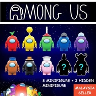 Among Us 8 + 2 Minifigures  Patung Permainan impostor satu set 8 kotak (Lego Compatible)