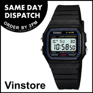 [Vinstore] Casio F-91 Classic Retro Digital Black Army Sports Kids Men Women Watch F91 F-91W-1D F-91