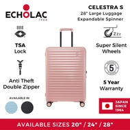 Echolac Celestra S 28" Large Luggage Expandable Spinner