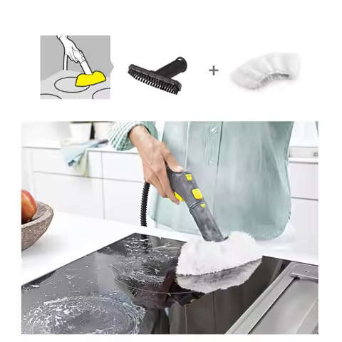 Replacement Brush Head Handheld Brush for KARCHER SC1 SC2 SC3 SC4 SC5 SC Series Steam Cleaner Parts 