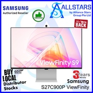 (ALLSTARS : We are Back PROMO) Samsung LS27C900PAEXXS / S27C900PAE / S27C900P 27" ViewFinity Monitor (S90PC) Flat / 5k / 5,120 x 2,880 / 60Hz / Mini DPx1, Thunderbolt x 1 / Height Adjustable Pivot Stand (3 years on-site-warranty with Samsung)