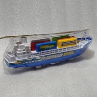 CARGO SHIP TOY KU15 CARGO SHIP TOY PULLBACK SHIP