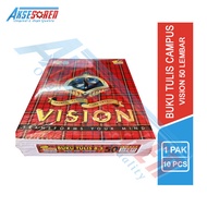 Vision Campus Notebook [Contents 36 50 Sheets/10 Books] Campus Book/ 1 Pack Campus Book/ School Book