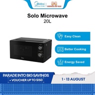 Midea MMO-MM920MZ(BK) Black Solo Microwave Oven 20L Midea Microwave