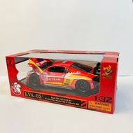 Eva-02 Audi R8 1:32 Eva RT 2號機 Poprace Diecast Model Car 合金模型車