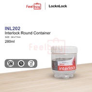 LocknLock Interlock Round Container 280ML INL202
