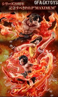 🔥新品預訂🔥MegaHouse海賊王POP MAX 20週年紀念 兄弟羈絆 路飛與艾斯