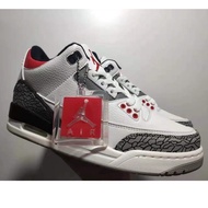 Kasut Ready Stock Air Jordan 3 inspired men women high cut sneakers casual shoes Bas