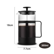 เหยือกชงกาแฟสด French press กาชงกาแฟ ขนาด350ml 600 ml เครื่องชงชากาแฟ แก้วตีฟองนม กาชงกาแฟ แกนสแตนเลส กาน้ำชา