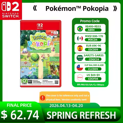 Pokémon Pokopia - Nintendo Switch 2 Game Deals - NS2 Games Cartridge Physical Card Support TV Tablet
