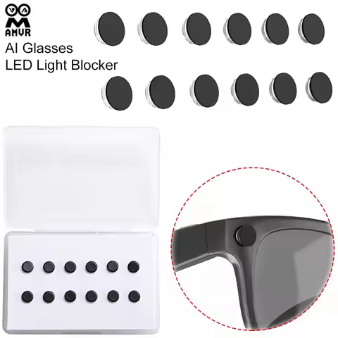 AMVR LED Light Blocker for Wayfarer/Skyler/Headliner/Oakley Meta HSTN Smart Glasses Light Blocking S