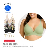 Wholesale [Min 3pcs] Tally 1389 Bra BH SeamlessWanita | Thin foam | 3/4 Cup B | No Wire | Hook 3 | S