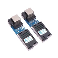 TMOY Mini Gigabit Fiber Optical Media Converter 1000Mbps Single Mode 3-5Km UPC/APC SC-Port A/B Port