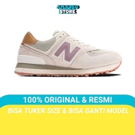 Sepatu Nb 574 balance 574 Bige Pink Purple 100% Original BNIB Sneakers