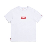 EDWIN 男裝 BOX LOGO短袖T恤 (白色) #上衣