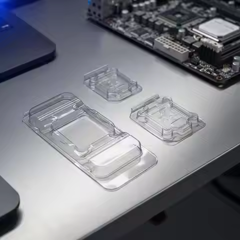 10/50Pcs CPU Clamshell Tray Box Case Holder for 12th Gen LGA1700 775/115X/1200 CPU Protection