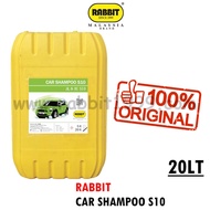 RABBIT CAR SHAMPOO S10 - 20Lt - Car Shampoo Wash & Shine PH Balance 20KG / Car Shampoo Nano Wax CSB
