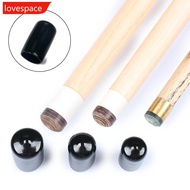 LOVESPACE 3PCS/6PCS Billiard Cue Head Rubber Protective Cover Black Eight Snooker Pool Cue Tip Moist