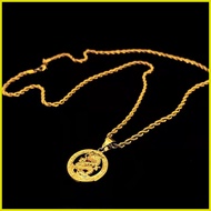☇ ∱ ◨ Stainless dragon kwintas for men dragon pendant with chain lucky necklace for men gold plated