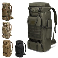75L Camouflage Hiking Backpack | Large Capacity Unisex | Outdoor Climbing Bag | Tactical Military St