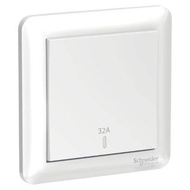 Schneider Electric Affle Plus 1Gang 1Way 32A 250V DP Switch WE (White)