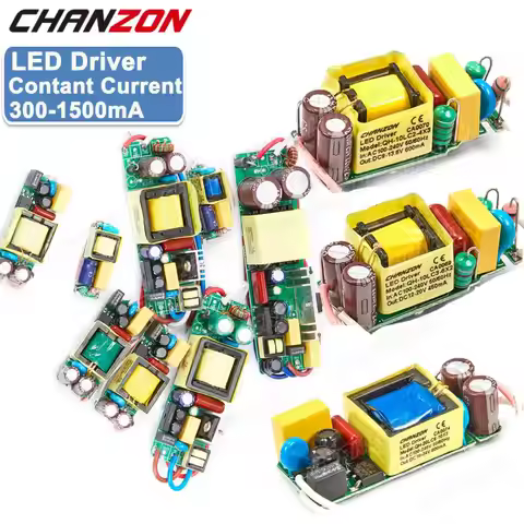 Led Driver Constant Current 6W 10W 20W 36W 50W 300Ma 600Ma 900Ma 1500Ma Power Supply AC DC Isolation