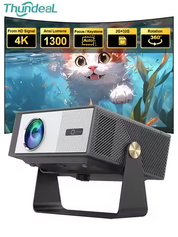 ThundeaL Full HD 1080P TD95Max Projector TD95 Max TD95W 4K Android Movies Video WiFi Portable Home T