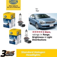 HELLA Standard Halogen 9006 HB4 Headlight Bulb for Nissan Sylphy (G11) 2008 - 2014 (1 Set = 2 pcs)