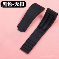 [5845 pujian] gantian Rolex Rubber tali jam tangan Oyster Constant Detone kapal layar Mingshi Soft S