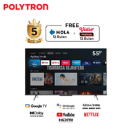 TV POLYTRON PLD 55UG5959 4K UHD SMART GOOGLE TV LED 55 INCH