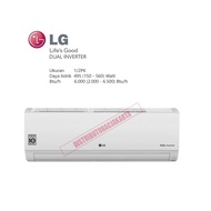 AC LG 1/2 PK - 3/4 PK - 1.5 PK - 2 PK ( INVERTER T - EV4 &amp; NON INVERTER H - TN4 ) TANPA PASANG