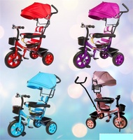 New Baby 3 wheels rubber stroller 4in1 baby stroller bike