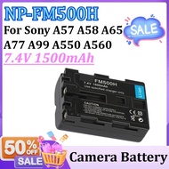 New NP-FM500H 7.4V 1500mAh Camera Battery for Sony A57 A58 A65 A77 A99 A550 A560 Rechargeable Digita