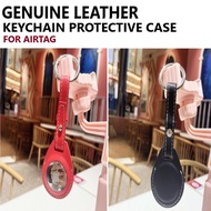 Ready Stock] Genuine Leather Lanyard Protective Case for AirTag UGREEN Tag - AirTag Leather Cover Ca