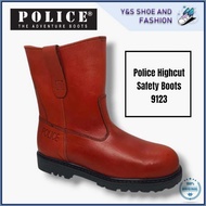 ORIGINAL SIRIM POLICE PREMIUM SAFETY BOOTS FORMAL SHOES STEEL TOECAP 9123 | KASUT SAFETY POLICE 9123
